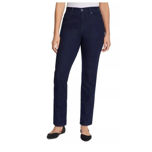 Gloria Vanderbilt Womens AMANDA The‎ Original Slimming Jeans Size 14 - Picture 1 of 12